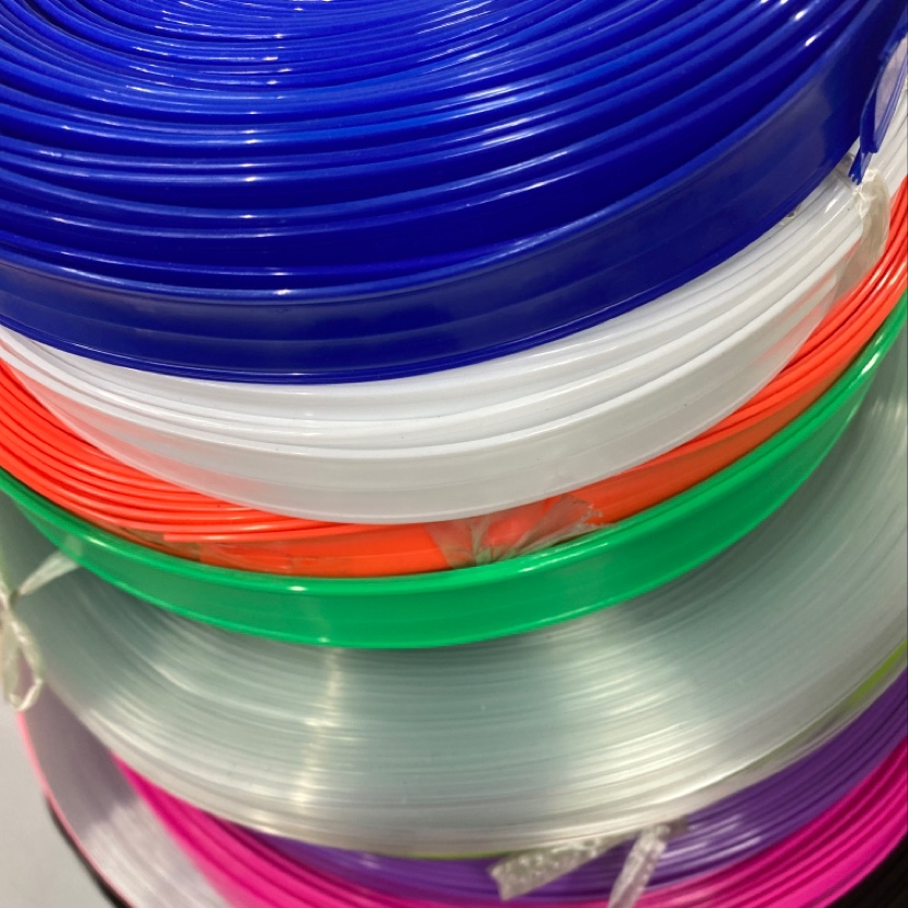 Factory direct sales of multi-color transparent PVC zipper accessories zippers in stock details Picture