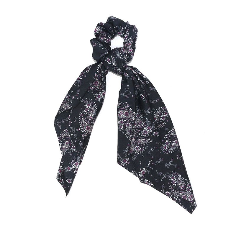 Wholesale of new cross-border ponytail ribbons, large intestine rings, knotted handkerchiefs, tassel hair bands and hair accessories from Europe and America detail image 3
