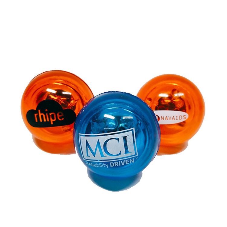 Environmental protection material rubber bounce ball bounce two-color LED ball luminous bounce ball Application Scenario