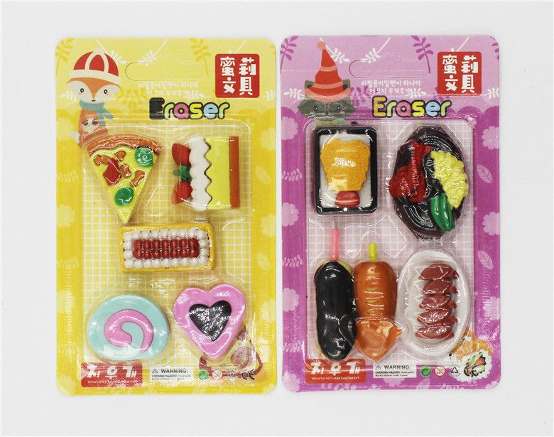 Xk-017造型橡皮棒冰冰激凌食品造型蛋糕甜点DIY 可爱仿真橡皮擦详情图1