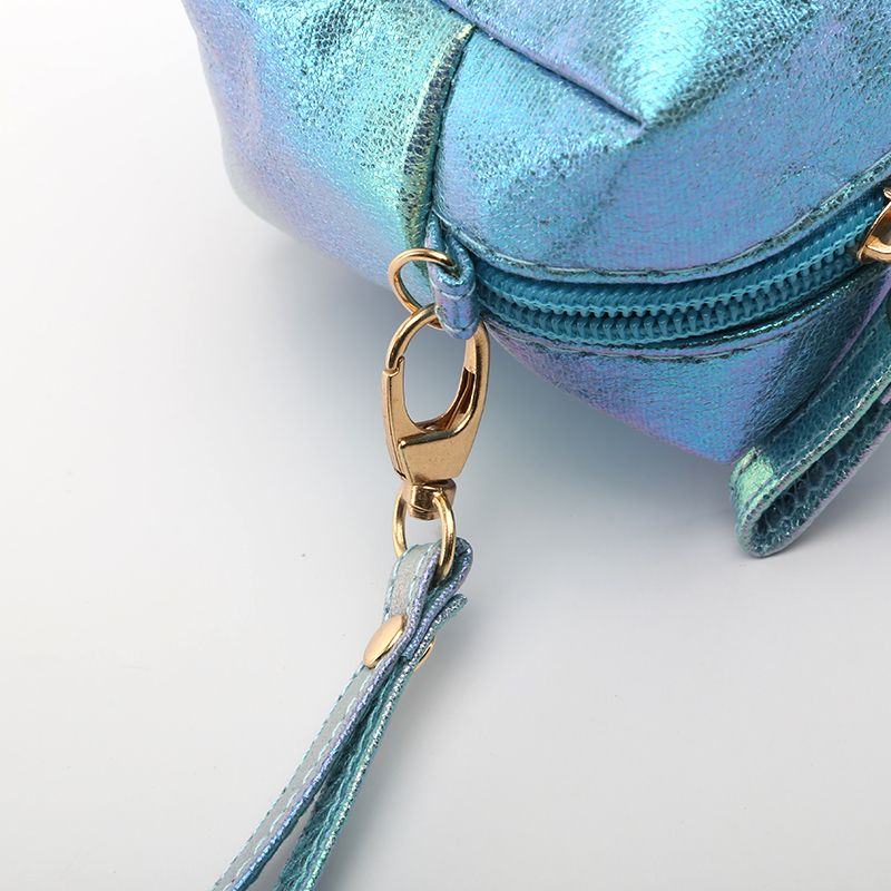 Phantom Color Crack Prince Bag, dazzling fabric makeup bag, hand-held storage bag detail image 13