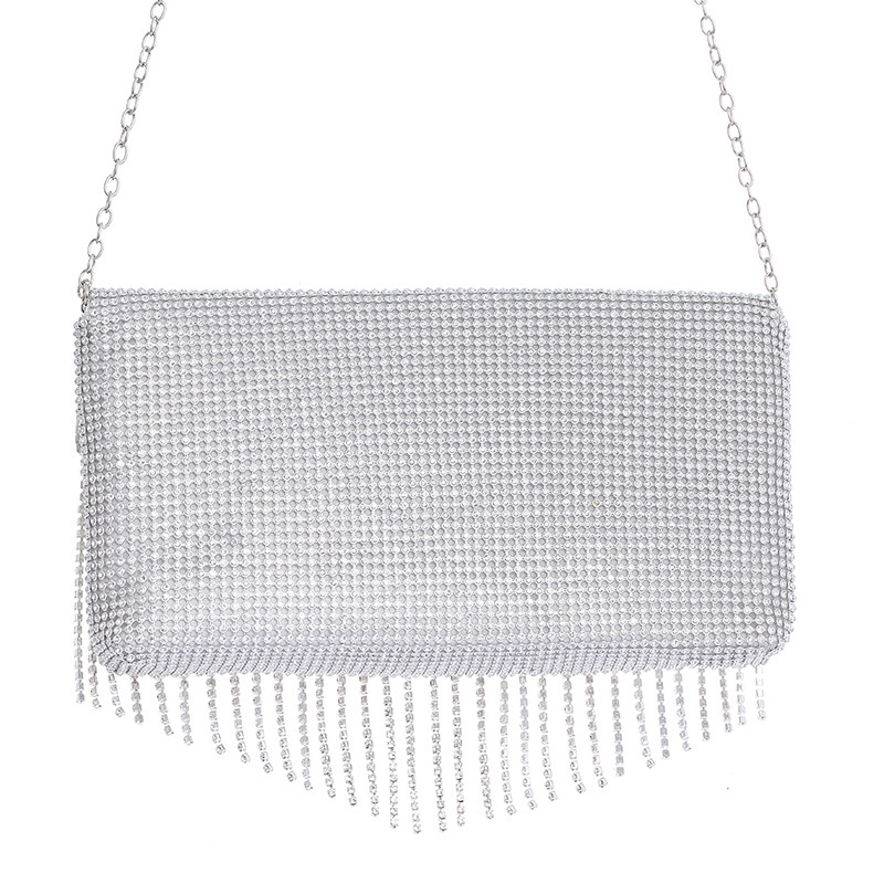 新款钻石流苏铝片手拿包晚宴包晚礼包产品图