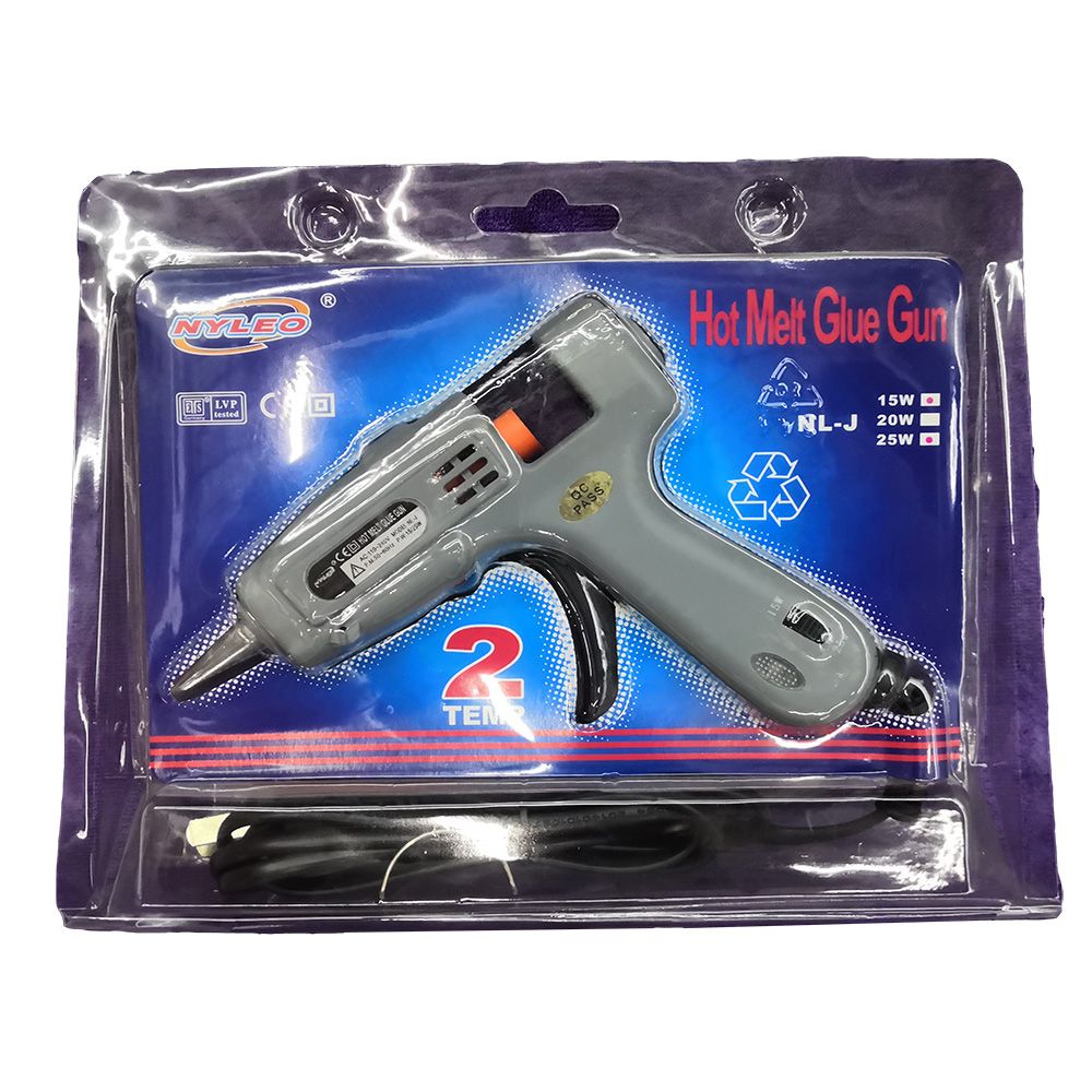 【 Goodcustomer 】 High-quality grey 15W/25W two-speed adjustable small glue gun, suitable for 7mm fine glue sticks details Picture