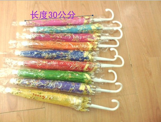 830烫金伞绣花工艺伞旅游儿童玩具伞吊顶装饰舞蹈详情2