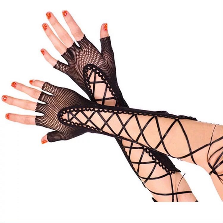 Fashion trend hollow-out design concept simple and generous gloves thumbnail