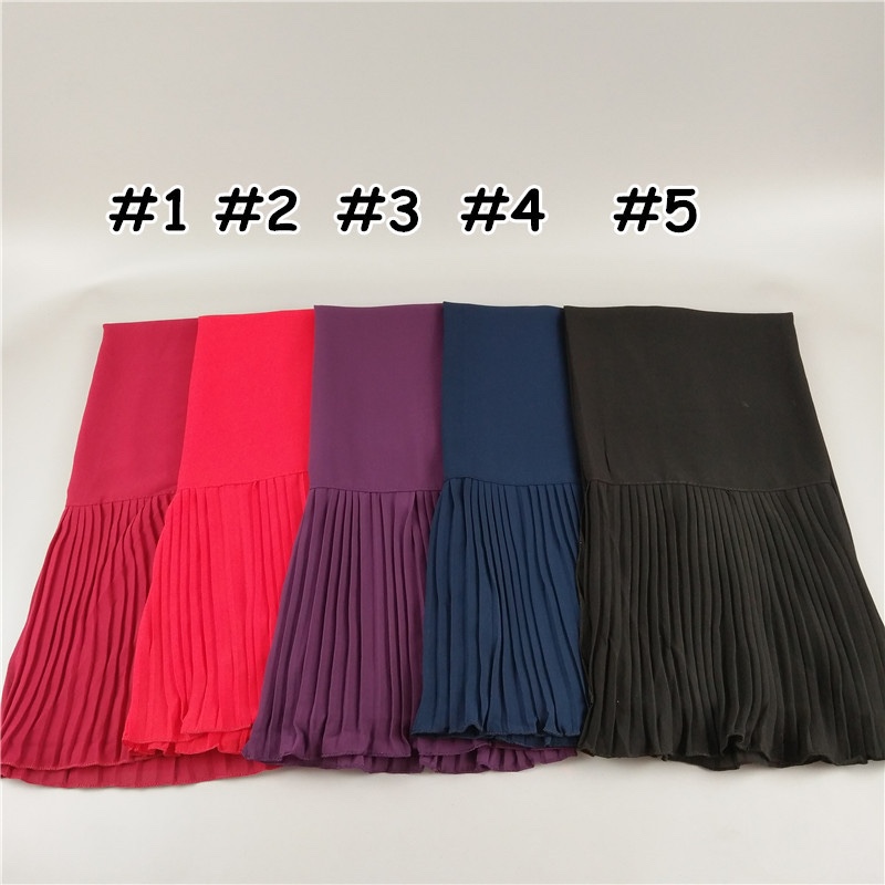 Pearl Chiffon Pressed Wrinkle Silk Scarf Small Square Lady Silk Scarf Spring Summer New Winter Fashion Trend Comfortable Explosion Korean Version Simple Retro Small Fresh Generous Ladies Scarf details Picture
