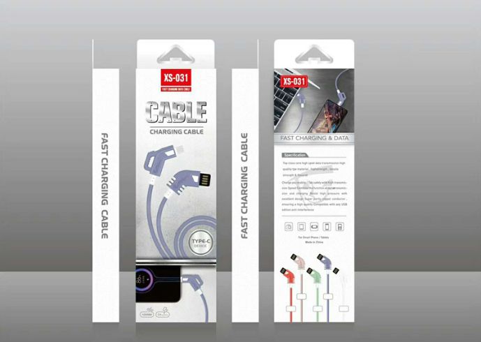 The new liquid silicone rubber elbow mobile game data cable is suitable for Android and Apple type-c color fast charging data cable detail image 3