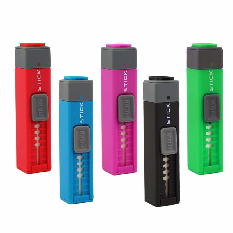 Spanish MILAN Milan 2-in-1 eraser Pencil sharpener push-type pen-shaped stick eraser 4702116