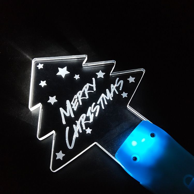LED Acrylic light stick Concert light stick event Heart-shaped transparent light stick Application Scenario
