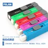 Spanish MILAN Milan 2-in-1 eraser Pencil sharpener push-type pen-shaped stick eraser 4702116 Application Scenario