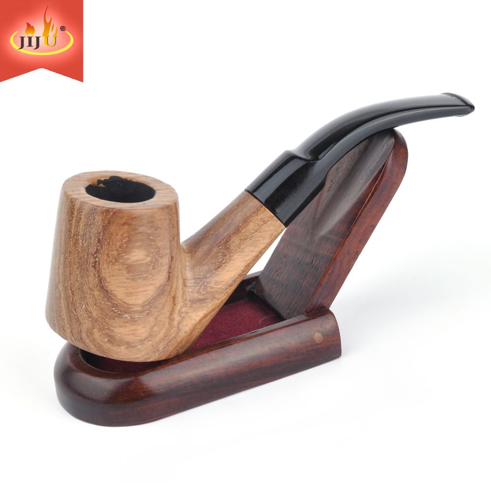 石楠木烟斗正品进口意大利沙芬国会光面男士实木手工弯式烟斗礼物