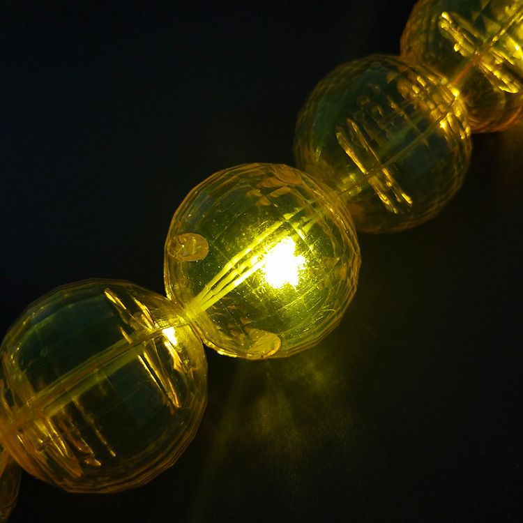 LED大珠链 发光项链 2019年新款挂件 晚会派对活动道具详情图4