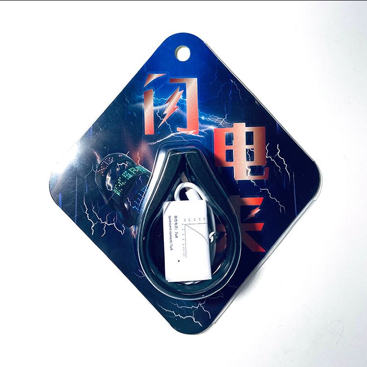 新款户外安全led魔幻屏鞋夹 跑步骑行发光鞋夹灯 夜跑发光灯详情图5