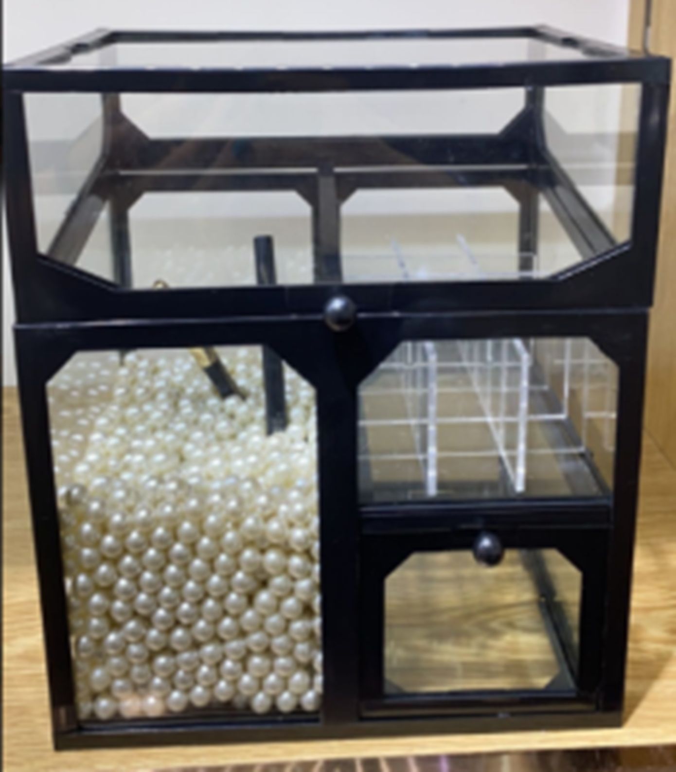 Yiwu Selection Zhen brush cylinder makeup box black /34259