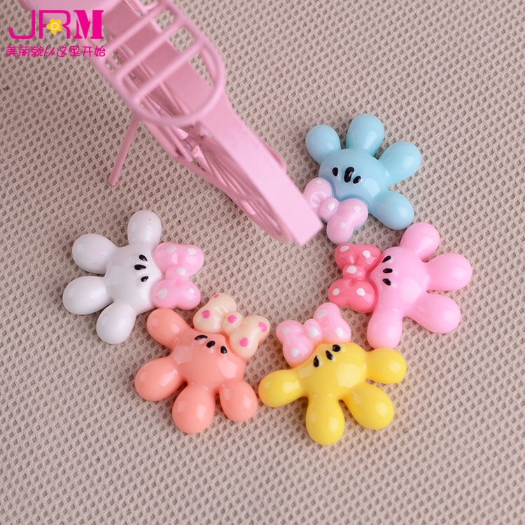 Diy accessories palm resin accessories children's hair accessories materials