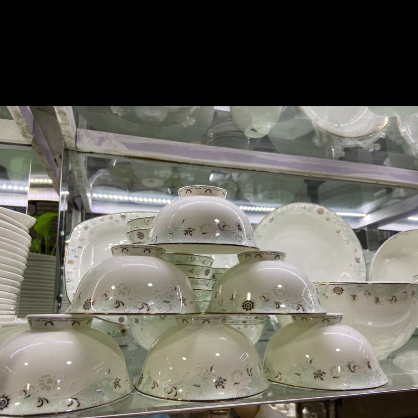 金边碗碟套装组合餐具  2022新款 厂家直销