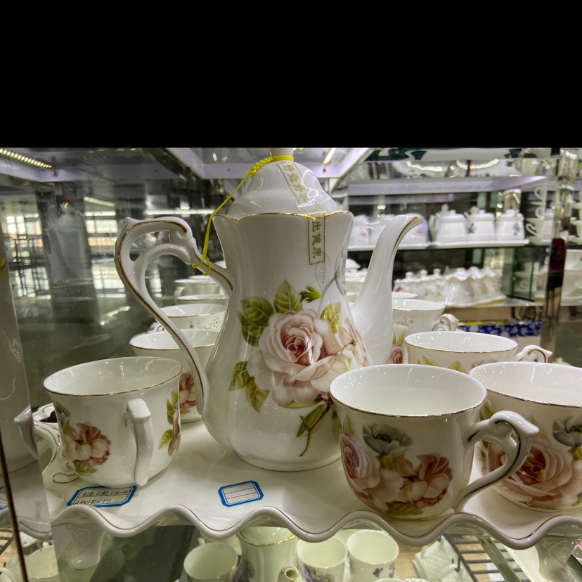 花朵龙壶套装典雅茶壶茶杯茶具套装 2022新款