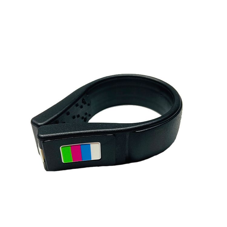 新款户外安全led魔幻屏鞋夹 跑步骑行发光鞋夹灯 夜跑发光灯详情图3