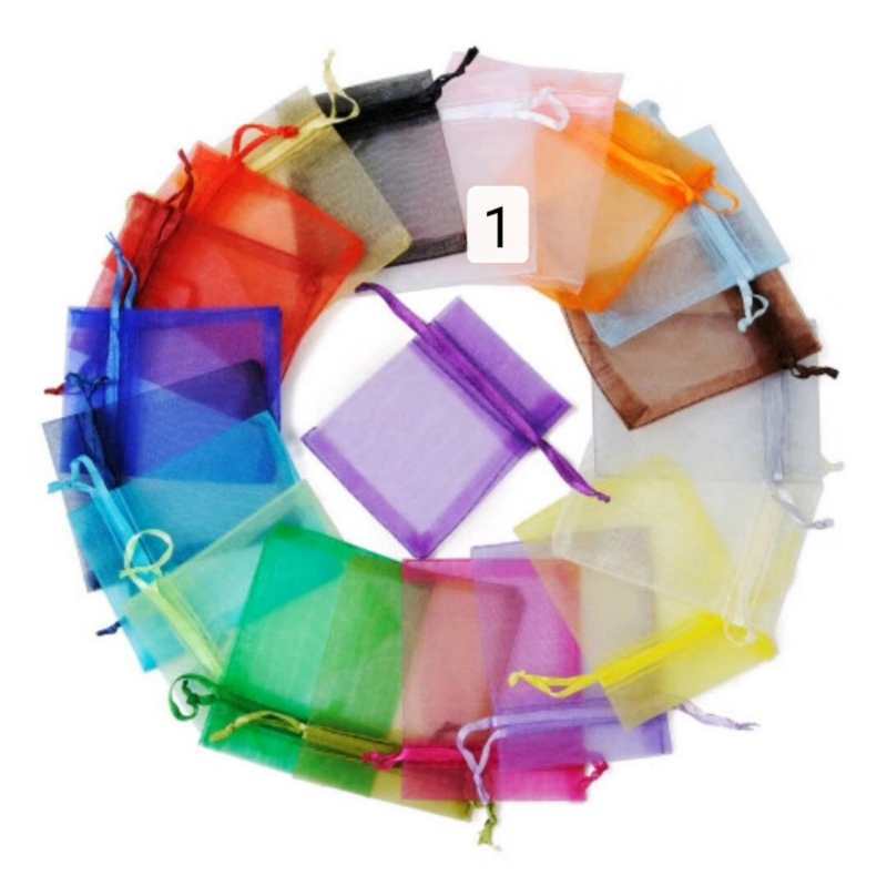 Ougen gauze bags, rose gift bags, accessory bags, gift packaging bags, drawstring bags, gauze bags, wedding candy packaging bags