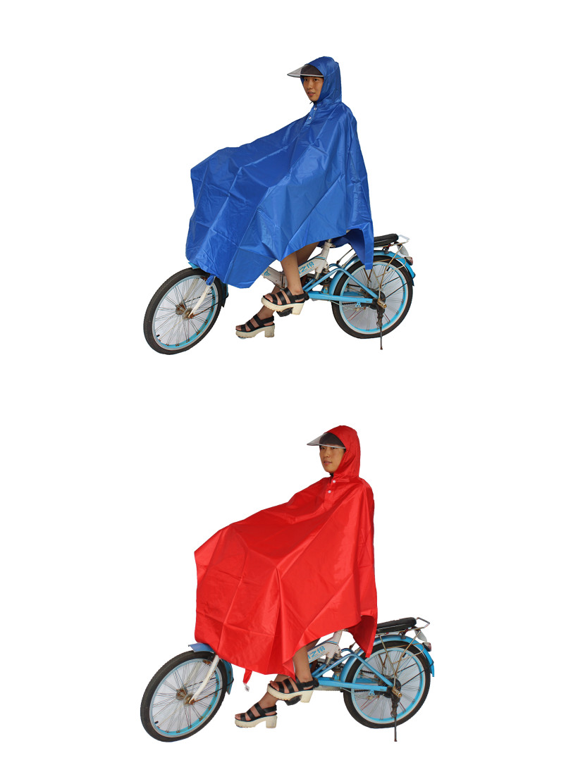 Bicycle raincoat Application Scenario