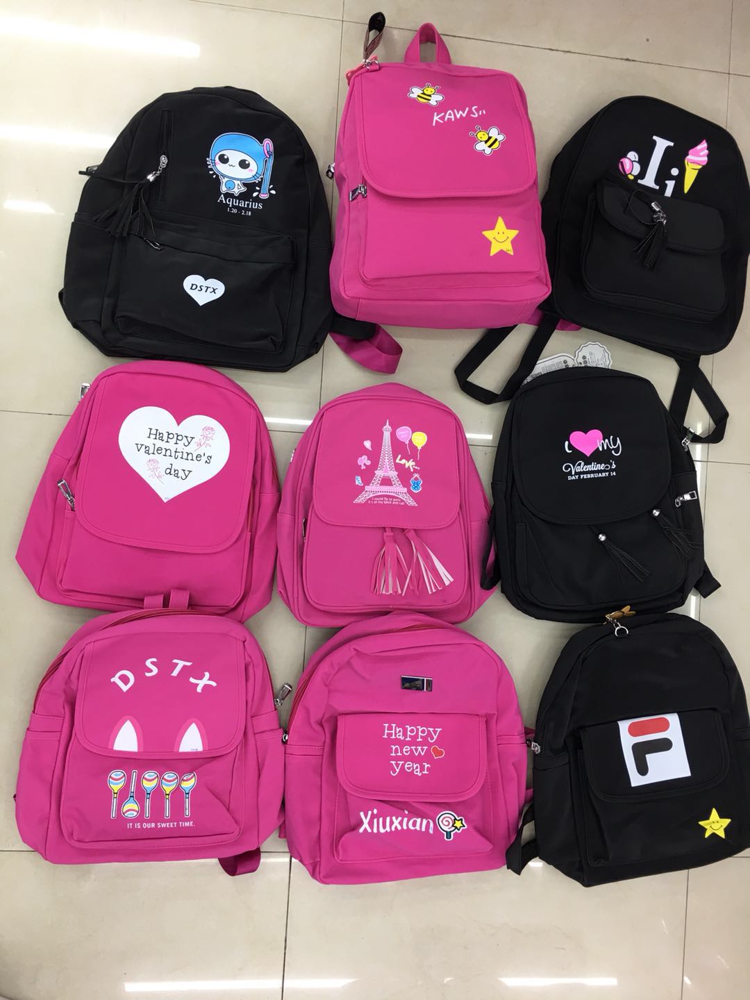 Casual backpack for girls
