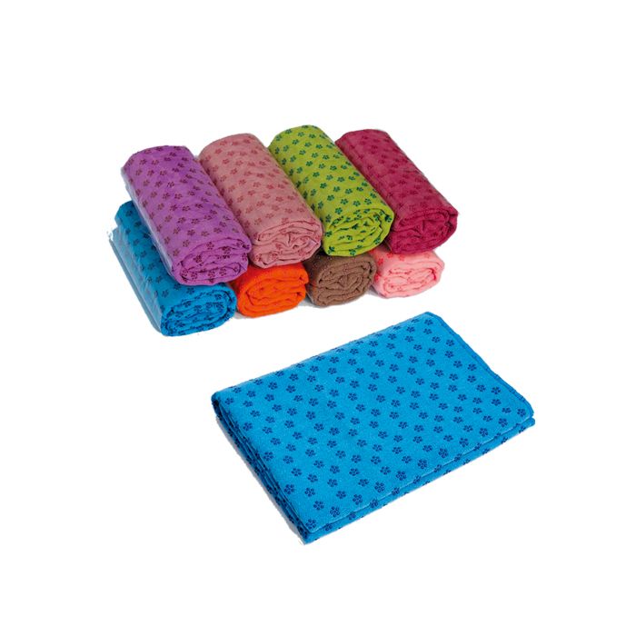 瑜伽垫铺巾白底实物图