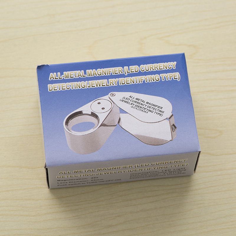厂家直销 金属带灯带验钞珠宝放大镜 MG9890详情图5