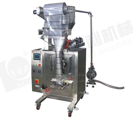 Model 320: Automatic biological ice bag packing machine full figure