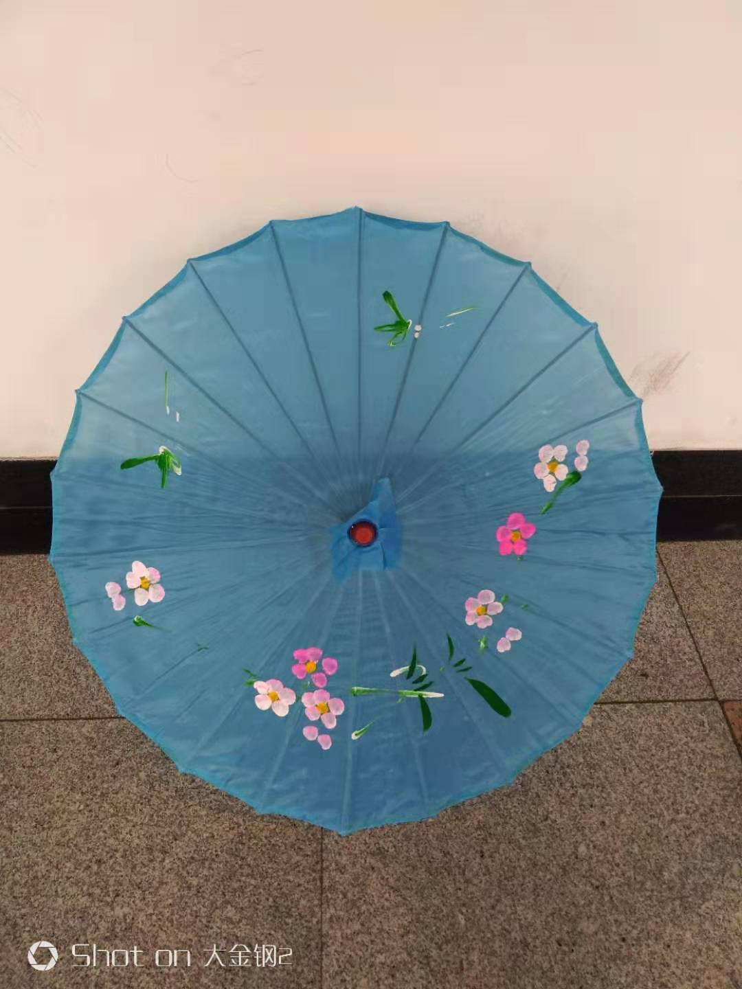 古风杭伞绸布伞汉服旗袍走秀舞蹈道具活动装饰伞详情图3