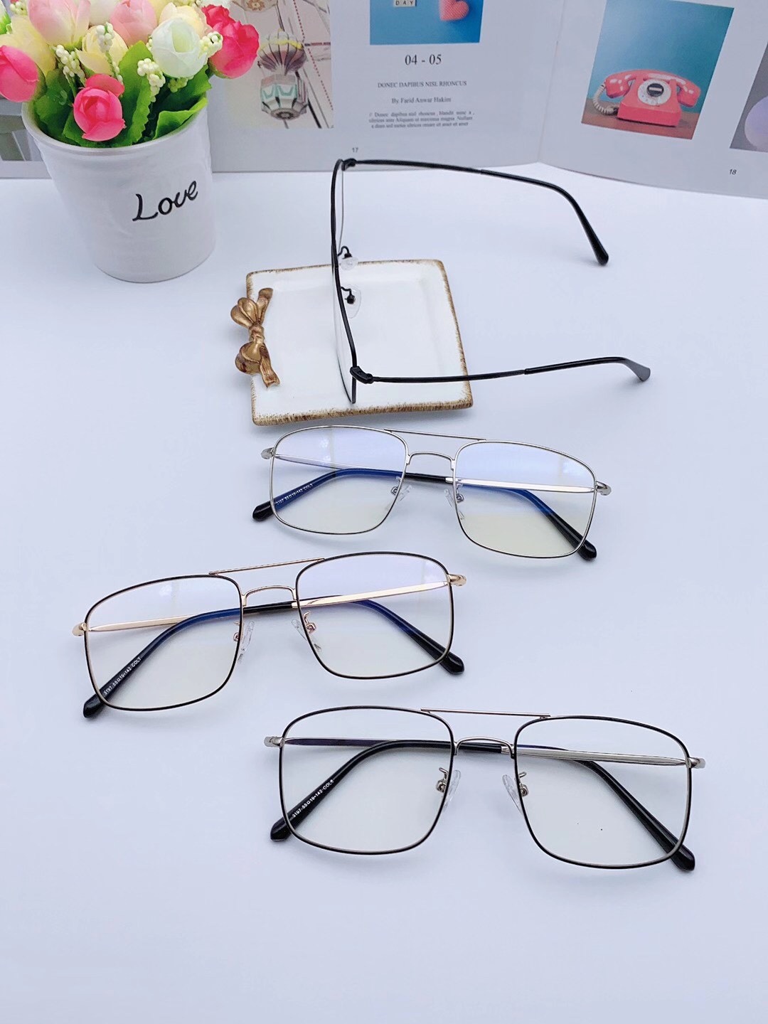 Model: 3197 Metal double beam with Myopia version Specification image