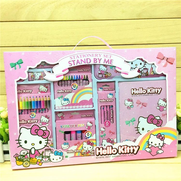 14-piece set of stationery for primary school students, wholesale of learning supplies, birthday gifts, large box gifts detail image 6