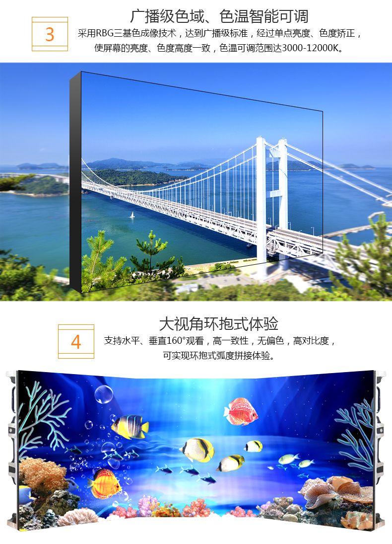 led显示屏压铸铝led屏显示屏租赁屏室内P4 512*512mm详情图2