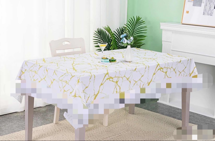 PVC marble tablecloth 1.37*30 meters manufacturers direct sales new tablecloth high-end household tablecloth hot tablecloth thumbnail