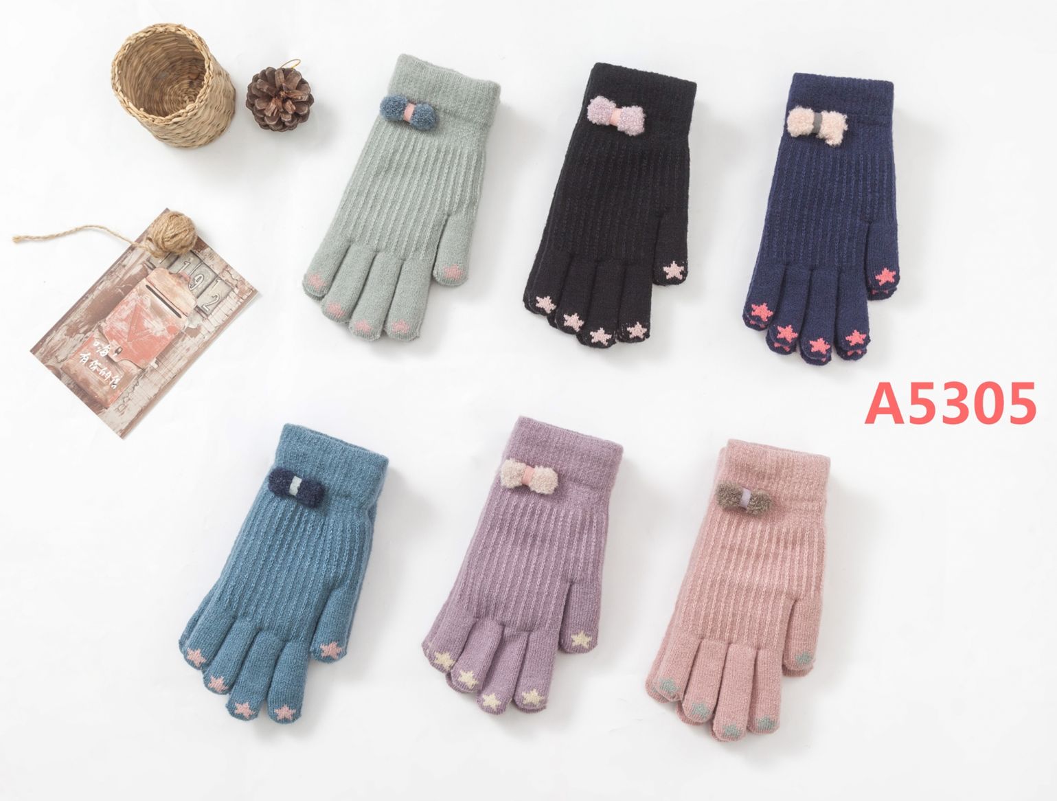 Yiwu Selection star star lady five fingers /37511