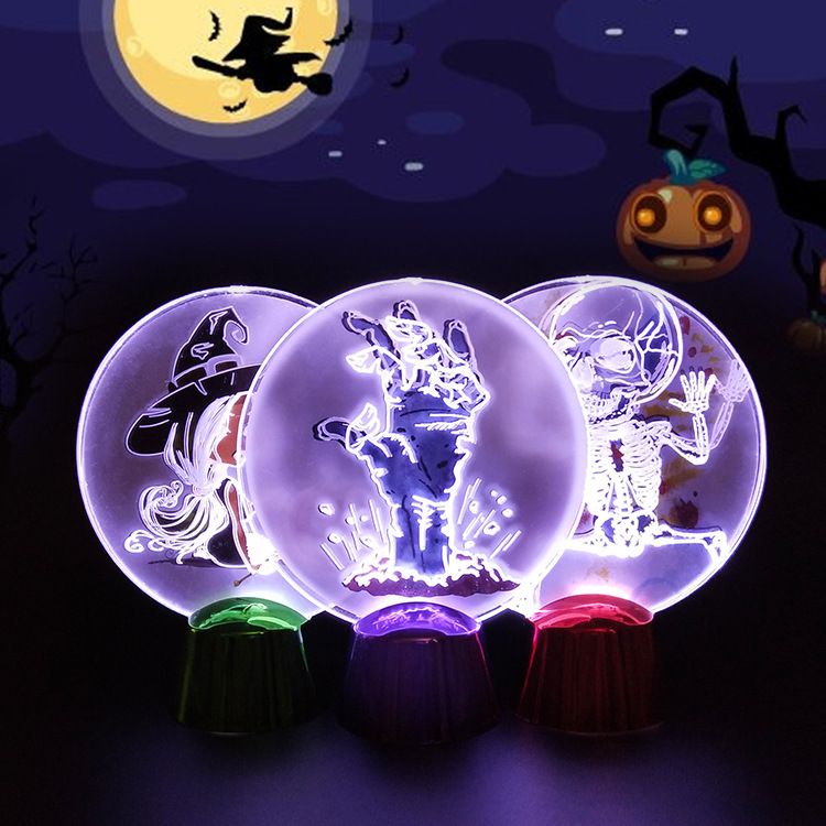New promotional gifts 3D acrylic dynamic luminous Night light Christmas gifts indoor table decoration