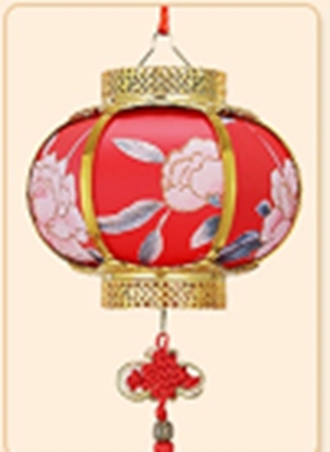 Yiwu Selection galvanized flower bird battery round lamp /6308
