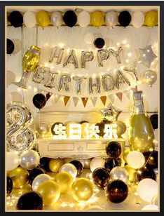 Aluminum film balloon Set - Birthday Series Specification image