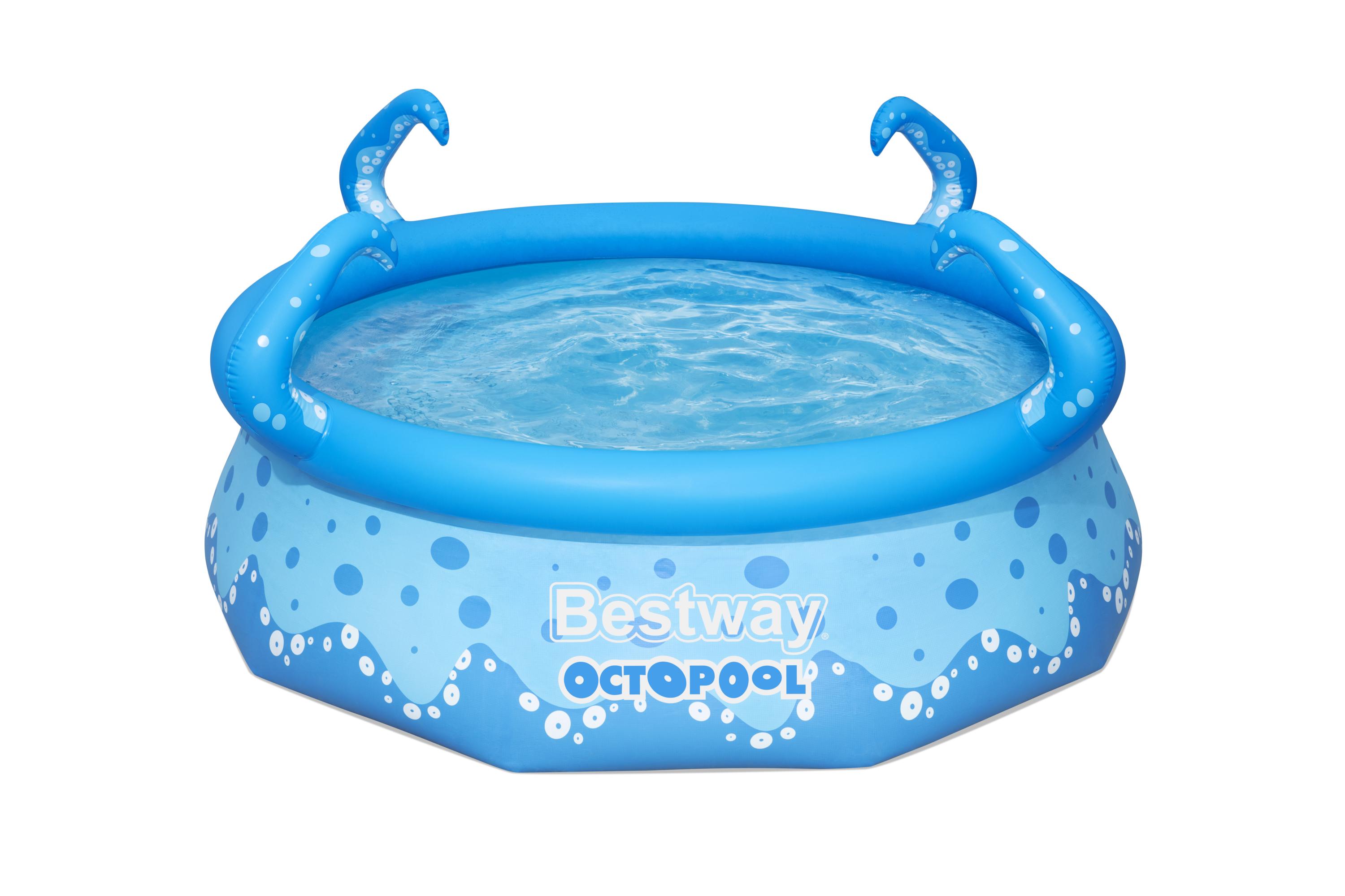 Bestway® 2.74m x 76cm 喷水梯形水池57397顶圈充气喷水水池详情5