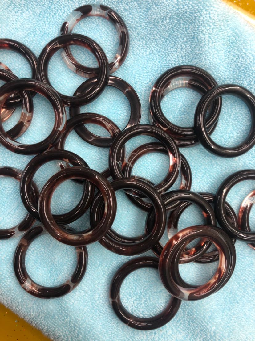 树脂圈圆形环包包连拉环服装衣角环丝巾扣环详情图2