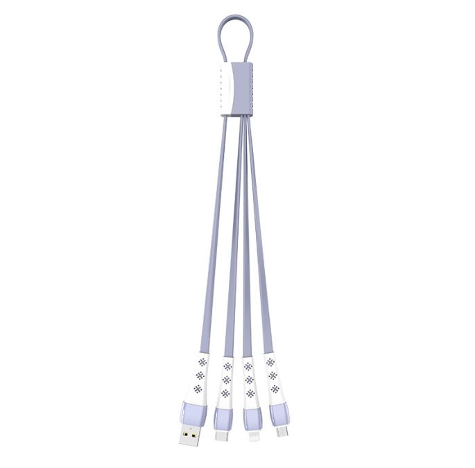 Creative gift magnetic absorption cable for one to three users, suitable for Android and Apple type-c multi-functional data charging cable detail image 7