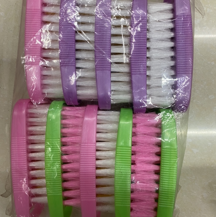 Plastic laundry brush