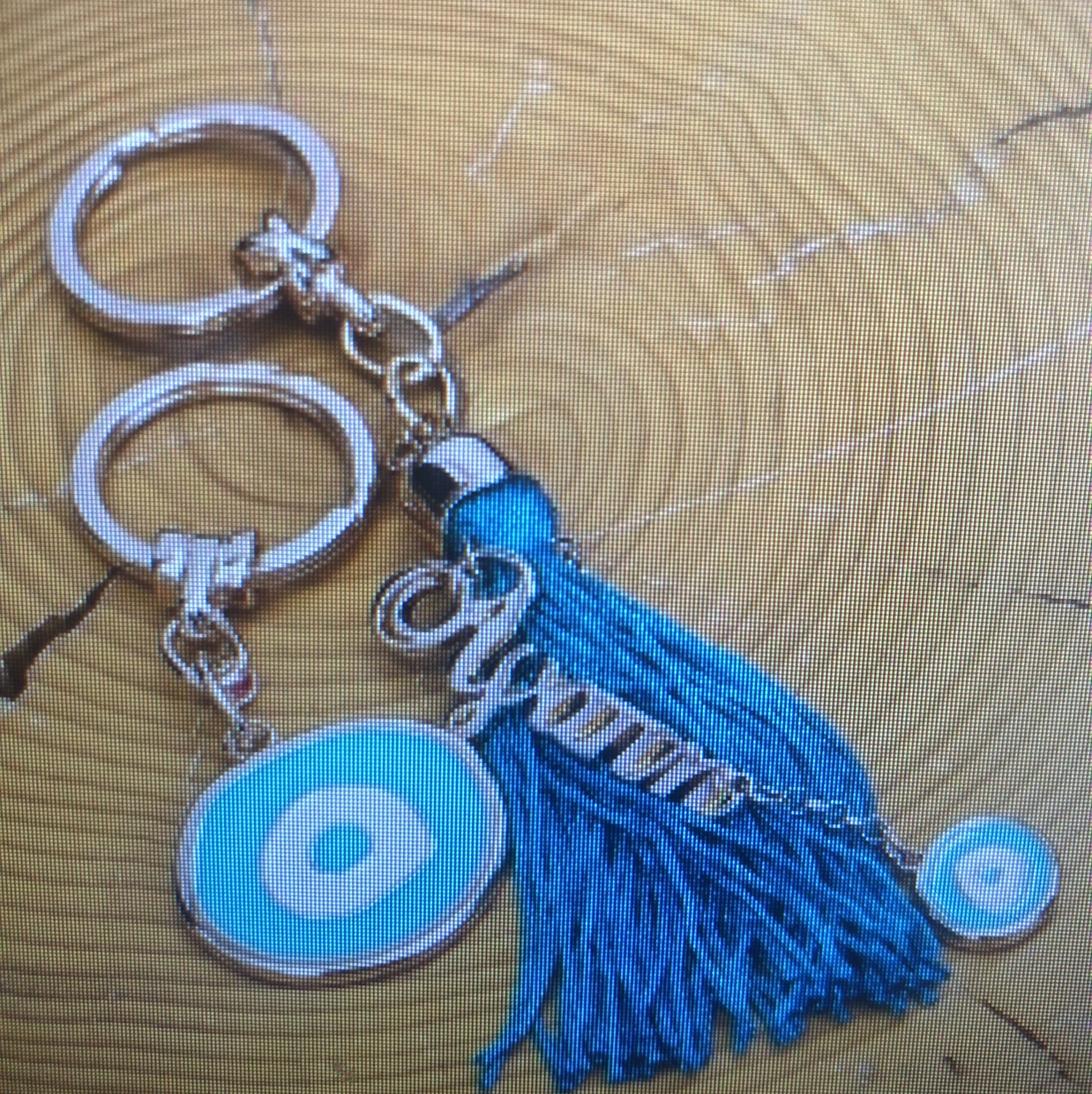 Lake blue key chain thumbnail