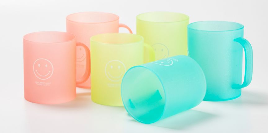 Azima frosted cup with a diameter of 74*86mm/300ml, 80*100mm/380ml full figure