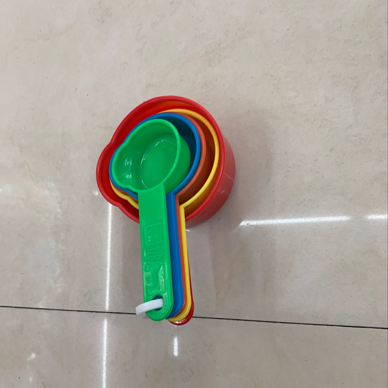 5PC大量杯彩虹量杯烘焙用品家用厨房烹饪家居日用细节图