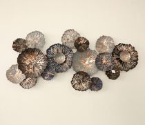Nordic wall hanging light luxury flower decorations wall decoration iron art wall hanging wall decoration pendants