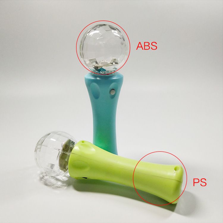 出口LED旋转球圣诞节发光球手握式南瓜转转球LED发光棒详情图3