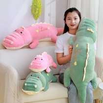 65cm cute cartoon down cotton dinosaur crocodile party plush toy sleeping pillow send girlfriend