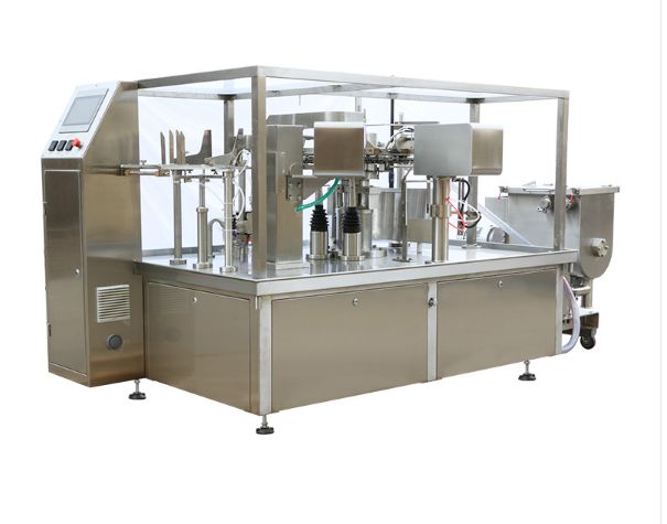 Fully automatic bag-feeding sauce packaging machine, fully automatic packaging machine for hot pot base detail image 1