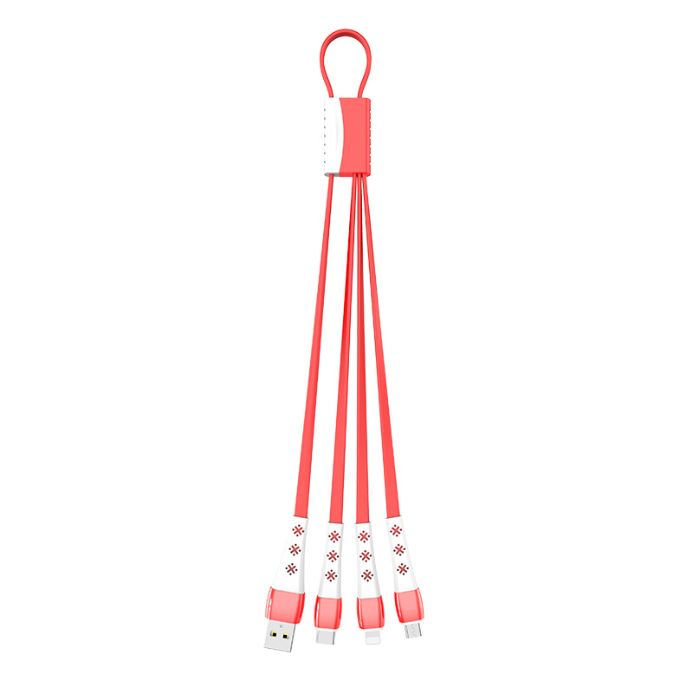 Creative gift magnetic absorption cable for one to three users, suitable for Android and Apple type-c multi-functional data charging cable detail image 6