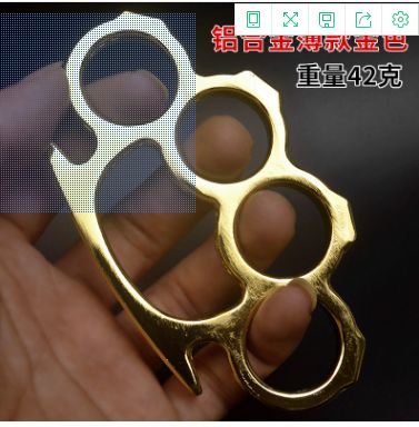 D1玻纤指虎四指防身武器便携手扣虎指拳扣指环扣戒指环铁四指详情图5